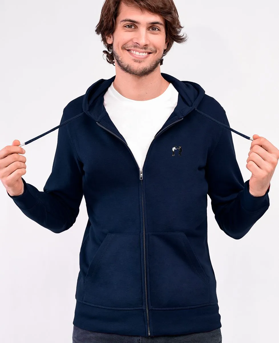 Hoodie zippé homme Fiction pulpeuse (brodé)