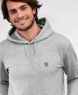 Hoodie zippé homme Grande roue (brodé)