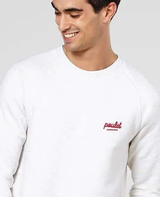 Hoodie zippé homme Poulet (brodé)