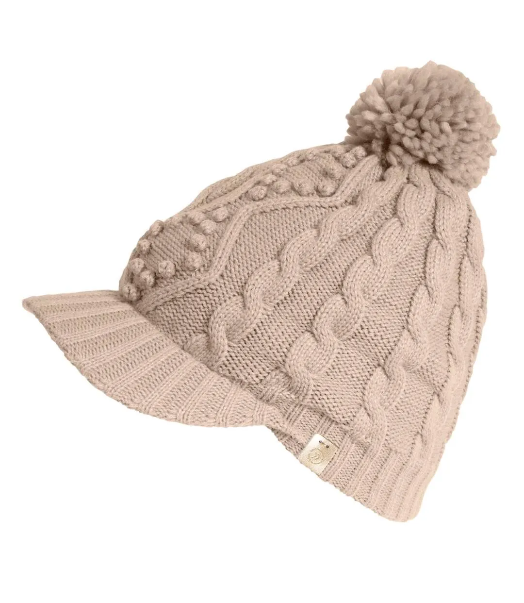 Isotoner Casquette femme point crochet bobbles travaillés