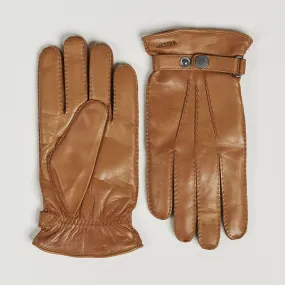 Jake Wool Lined Buckle Glove Cognac