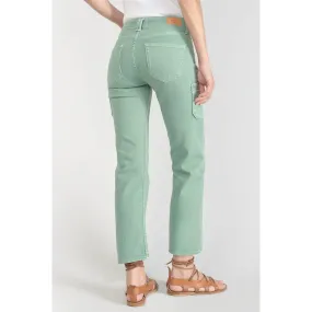 Jeans regular, droit PRECIEUX, 7/8ème vert en coton | 3 Suisses