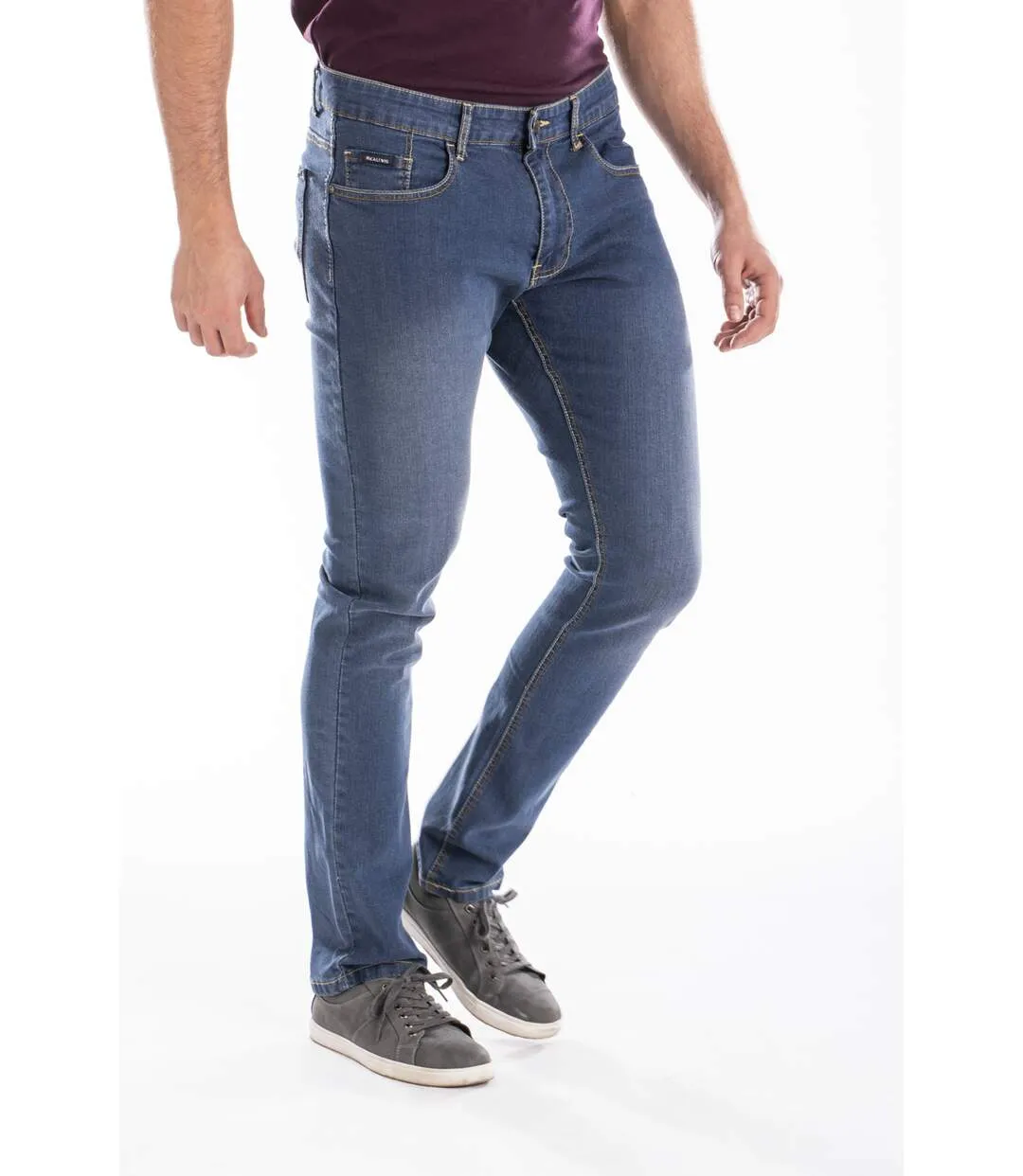 Jeans RL80 Fibreflex® brossé coupe droite ajustée 'Rica Lewis'