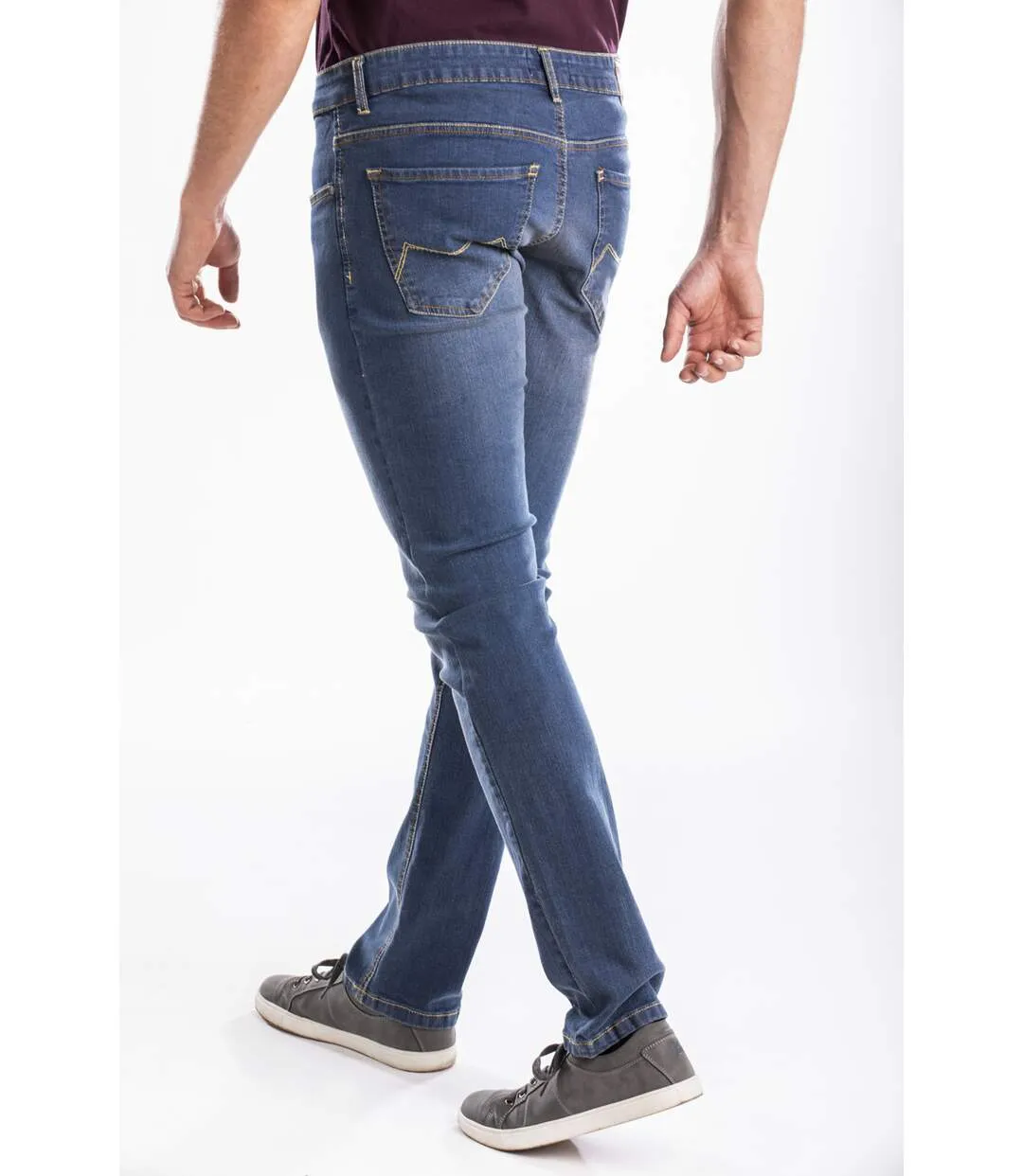 Jeans RL80 Fibreflex® brossé coupe droite ajustée 'Rica Lewis'