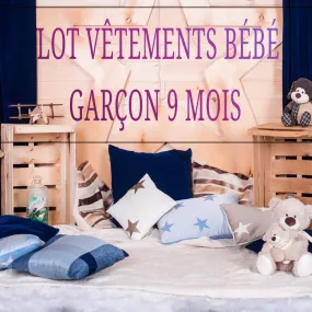 Lot vêtements bébé garçon 9 mois - Petit Bateau - 9 mois  | Beebs