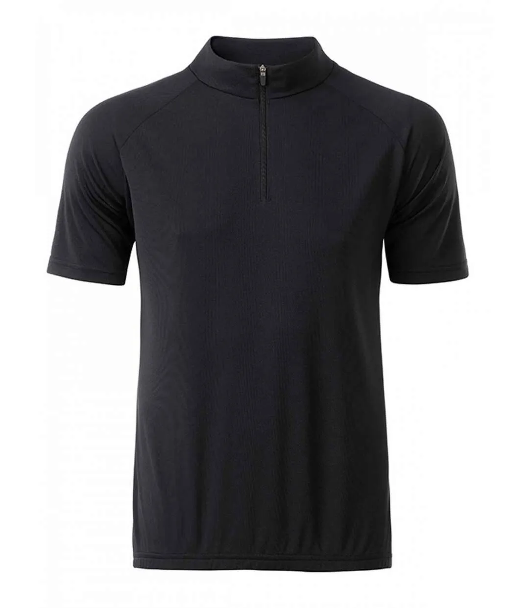 maillot cycliste zippé - HOMME - JN512 - noir