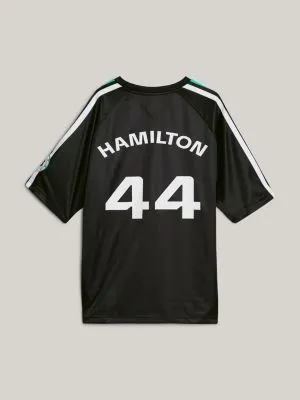 Maillot de foot Tommy x Mercedes F1 x CR Lewis Hamilton | Noir | Tommy Hilfiger