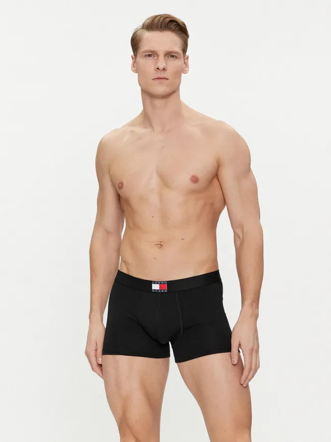 Pack 3 boxers trunk à logo noir homme - Tommy Jeans | wimod