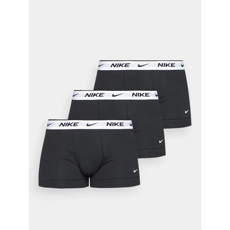 Pack 3 boxers trunk à logo noir homme - Tommy Jeans | wimod