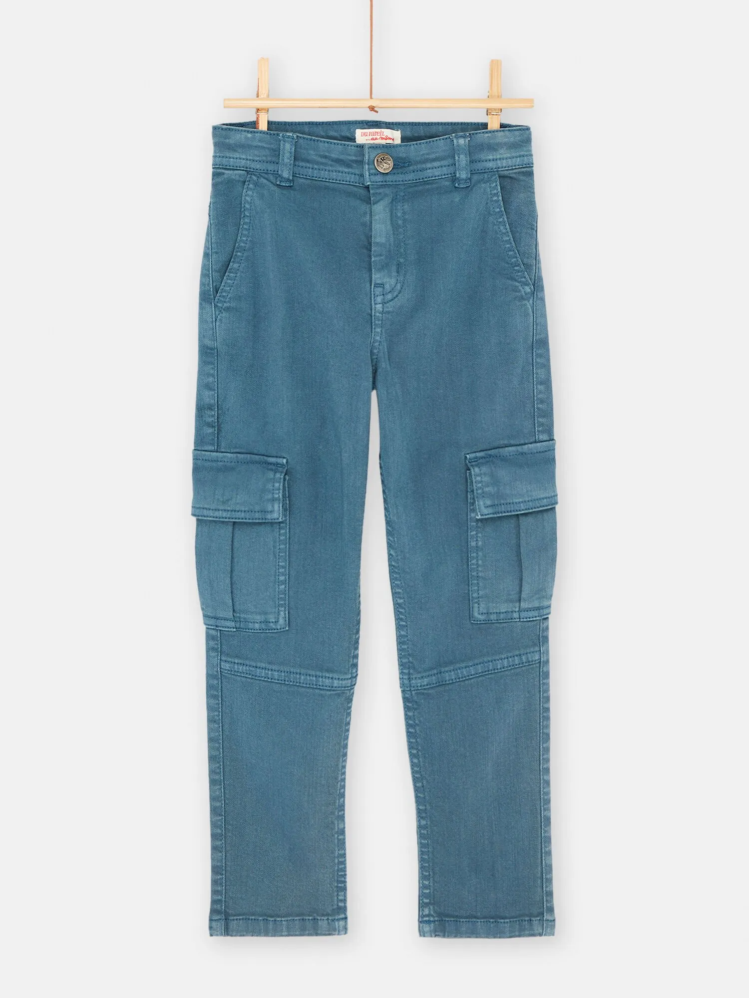 Pantalon cargo bleu pour garçon