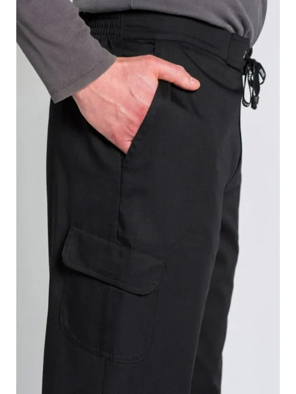 Pantalon de service noir pour homme