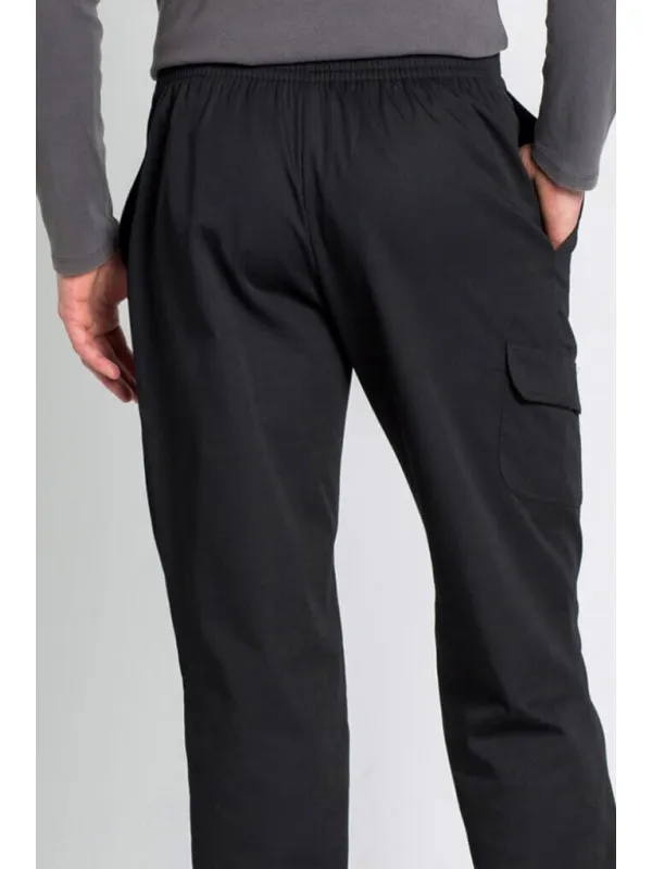 Pantalon de service noir pour homme