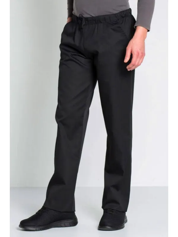 Pantalon de service noir pour homme