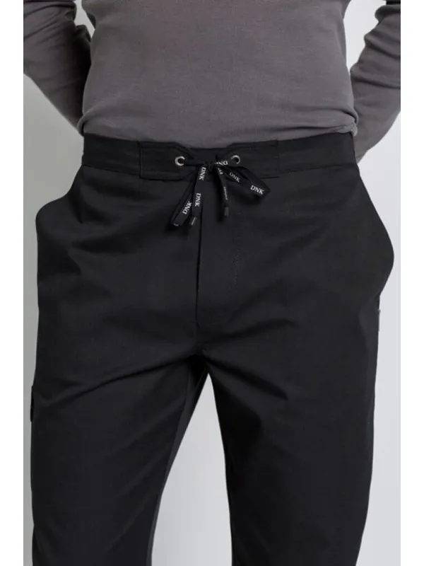 Pantalon de service noir pour homme