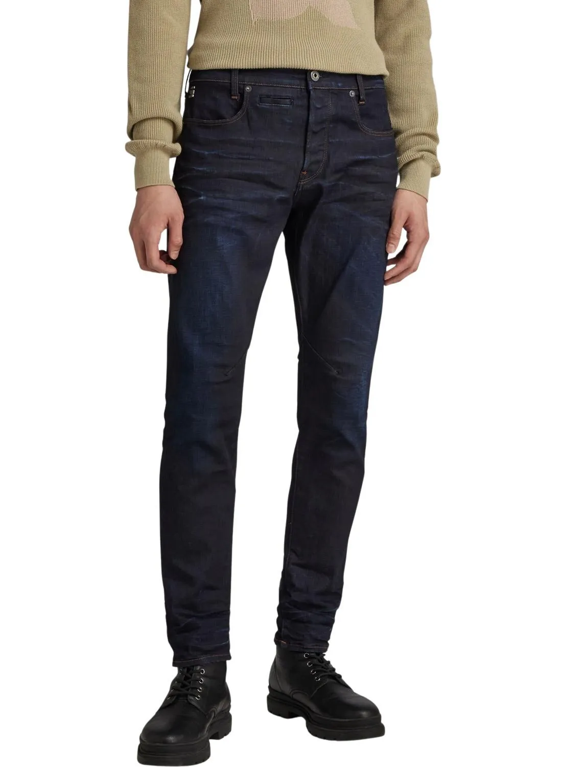 Pantalon Jeans G-Star Staq Dark pour Homme