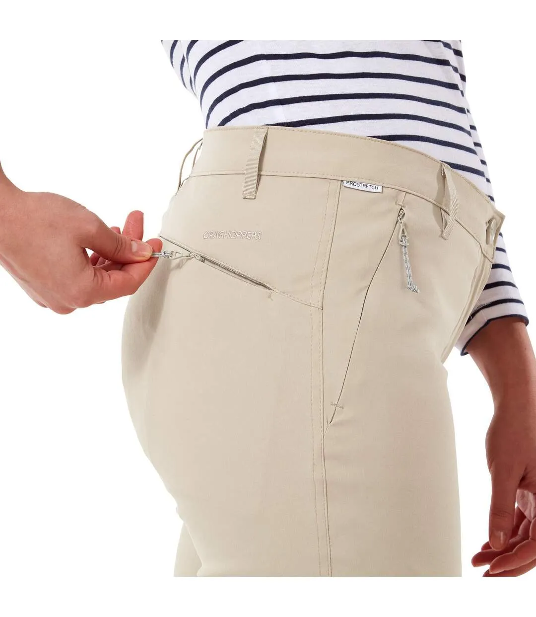 Pantalon kiwi pro femme beige Craghoppers