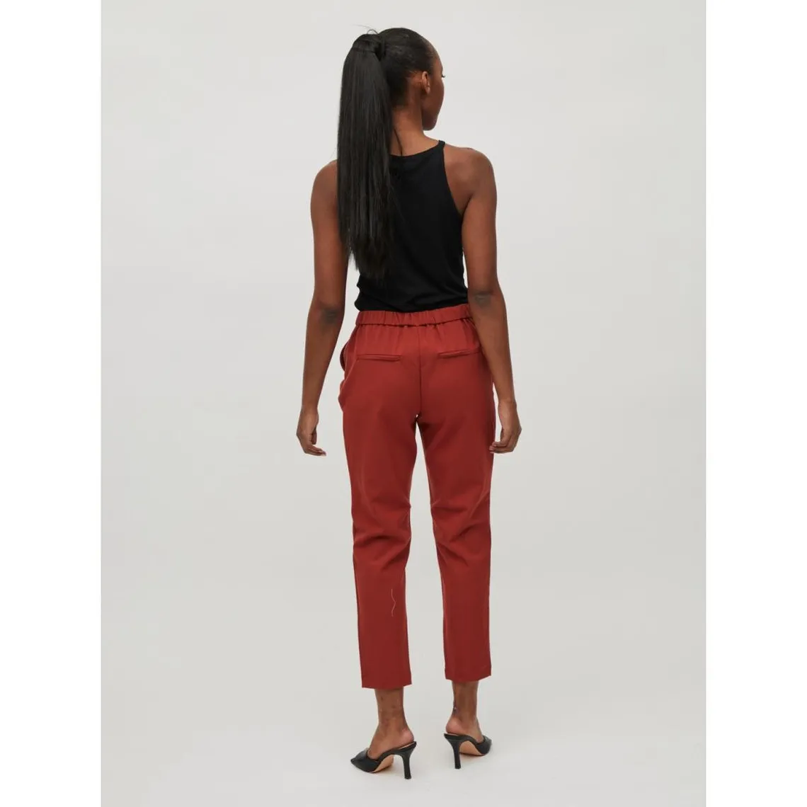 Pantalon regular fit rouge | 3 Suisses