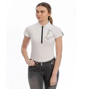 Polo coton zip Femme Flamboro - Horseware - HORSEWARE - Cavalier - Equestra