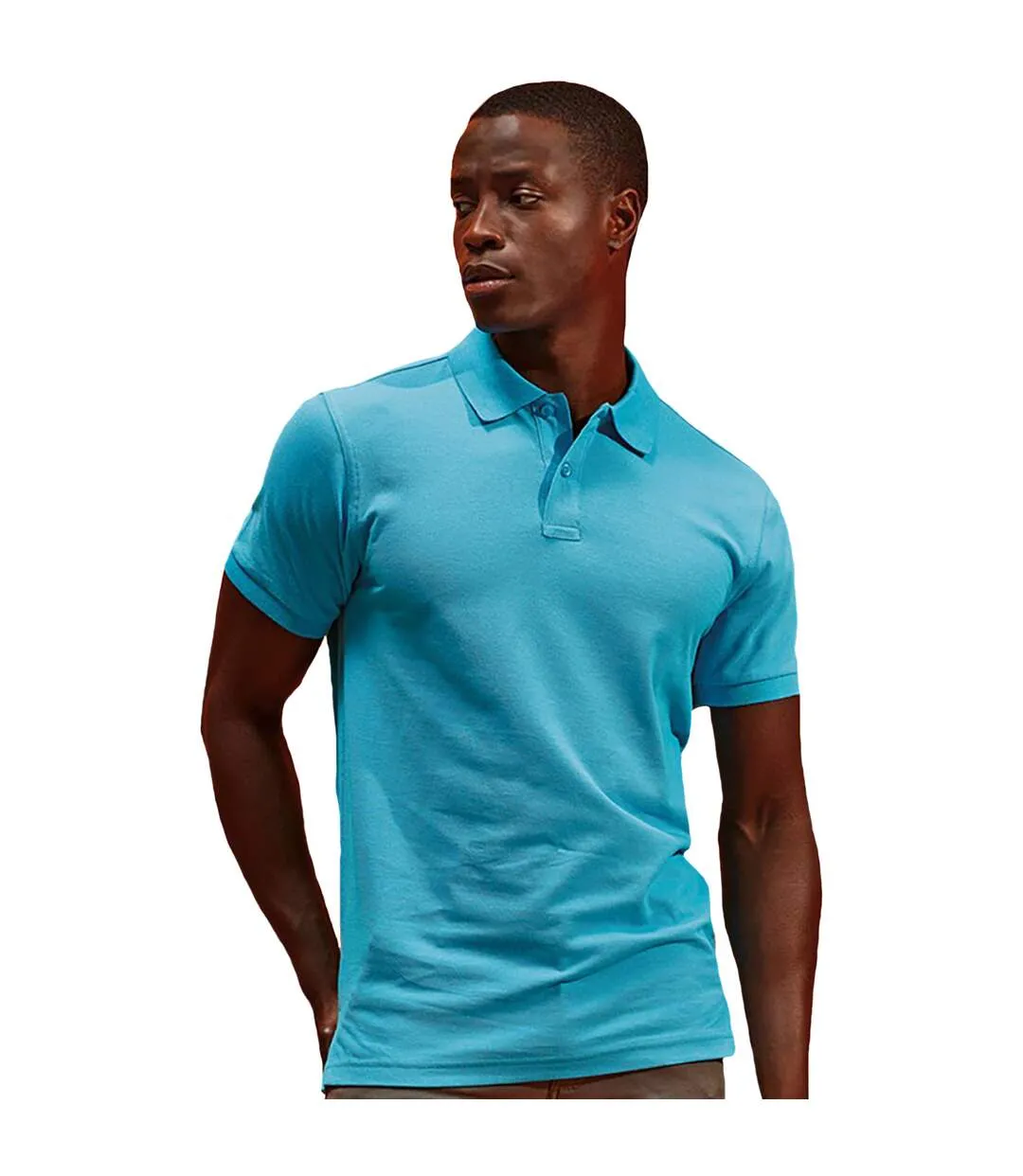 Polo homme turquoise Asquith & Fox