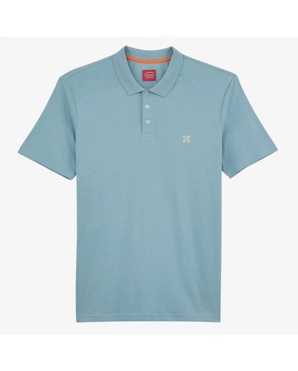 Polo manches courtes Homme POLO MANCHES COURTES GRAPHIQUE Bleu