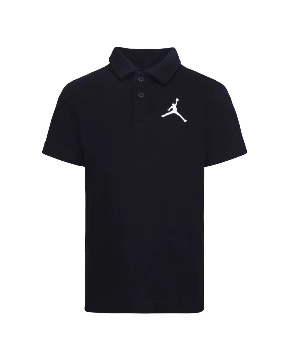 Polo manches longues Enfant JUMPMAN POLO Noir