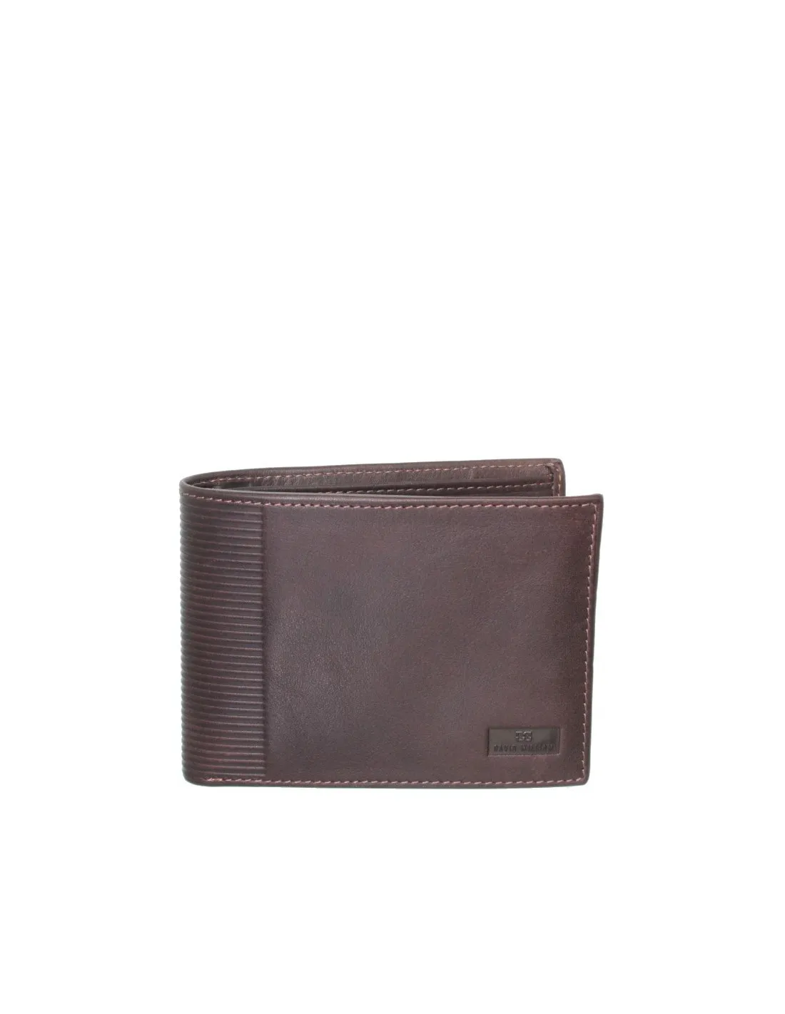 Portefeuille David William en cuir ref_lhc38220-marron