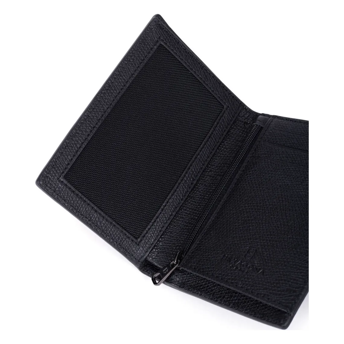 Portefeuille européen Stop RFID Cuir DANDY Noir Hexagona - Portefeuille & Porte cartes Homme sur MenCorner