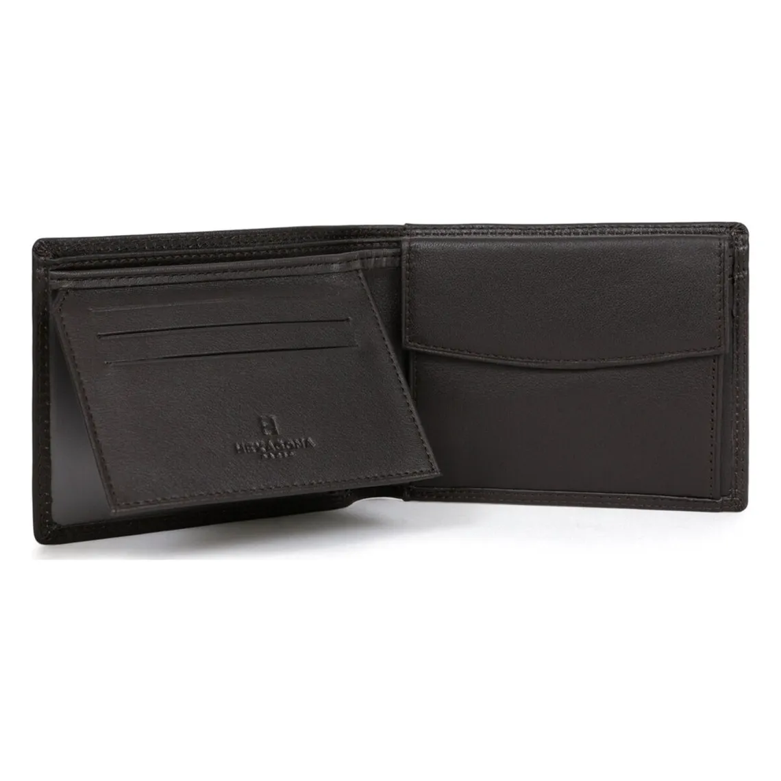 Portefeuille italien Stop RFID Cuir SENSATION Marron foncé Ole Hexagona - Portefeuille & Porte cartes Homme sur MenCorner