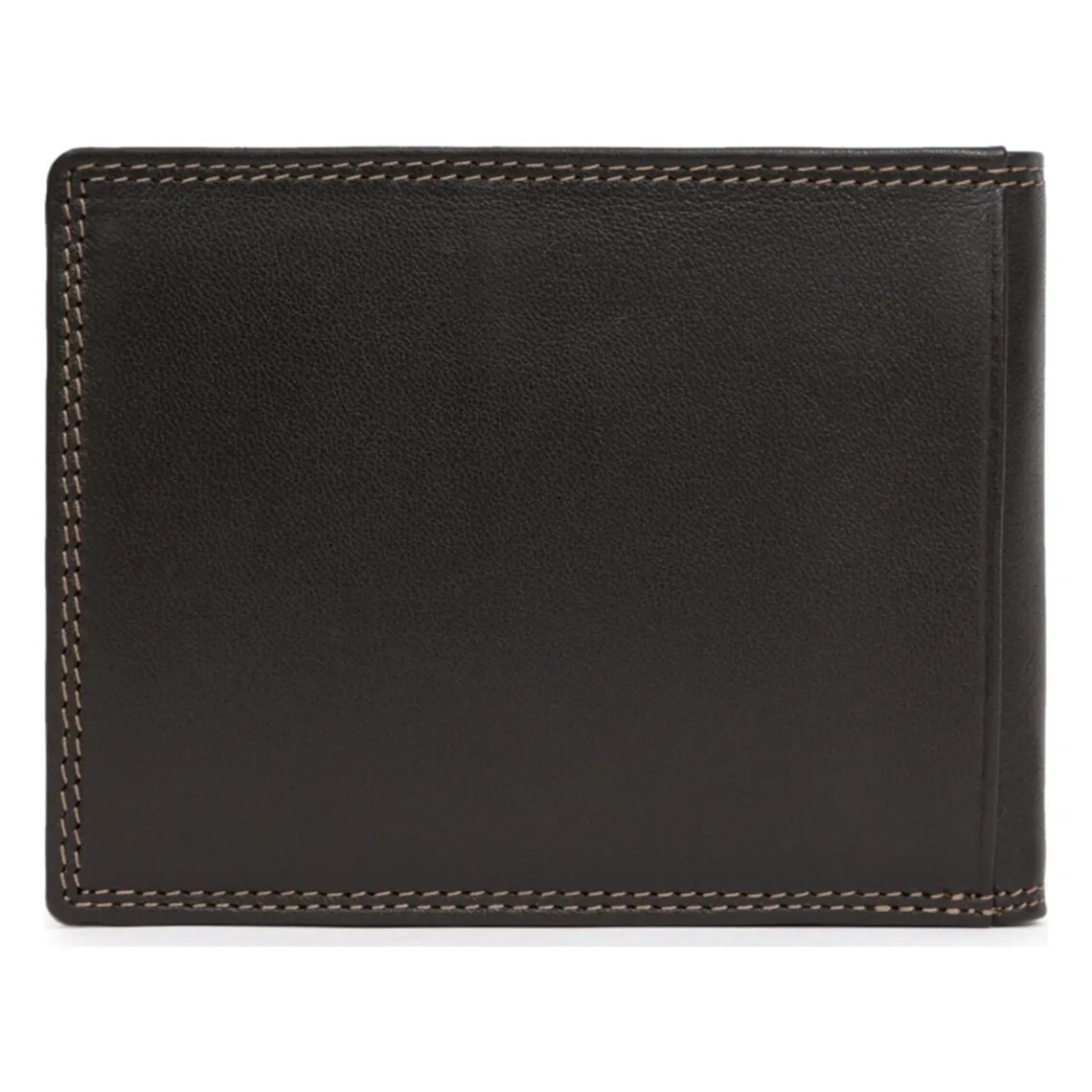 Portefeuille italien Stop RFID Cuir SENSATION Marron foncé Ole Hexagona - Portefeuille & Porte cartes Homme sur MenCorner