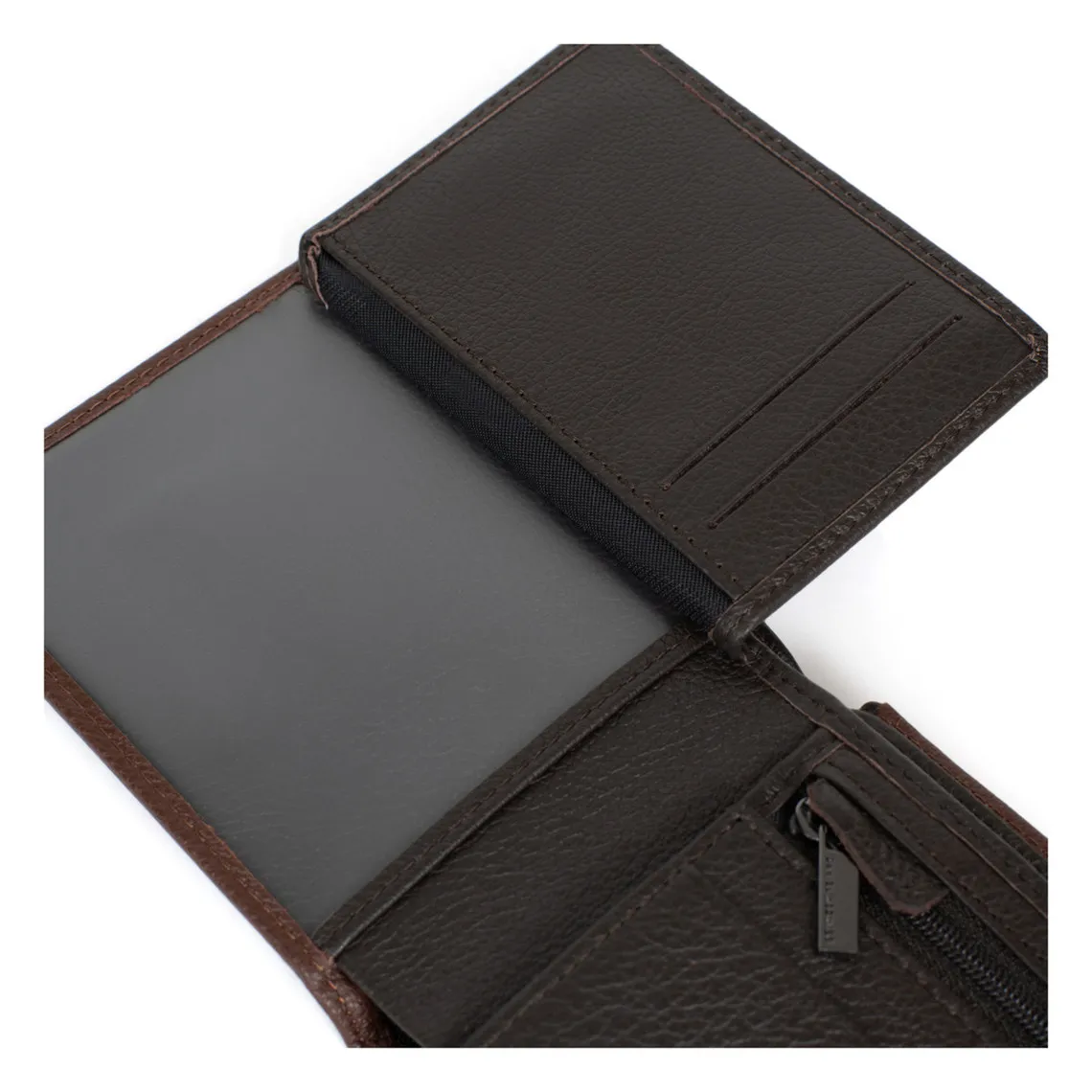 Portefeuille italien Stop RFID Cuir TOGETHER Chocolat/Marron foncé Wes Daniel Hechter Maroquinerie - Portefeuille & Porte