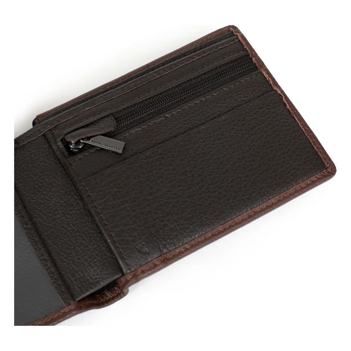 Portefeuille italien Stop RFID Cuir TOGETHER Chocolat/Marron foncé Wes Daniel Hechter Maroquinerie - Portefeuille & Porte