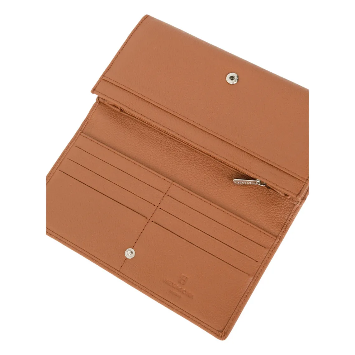 Portefeuille long Cuir CONFORT Tan Eden | 3 Suisses