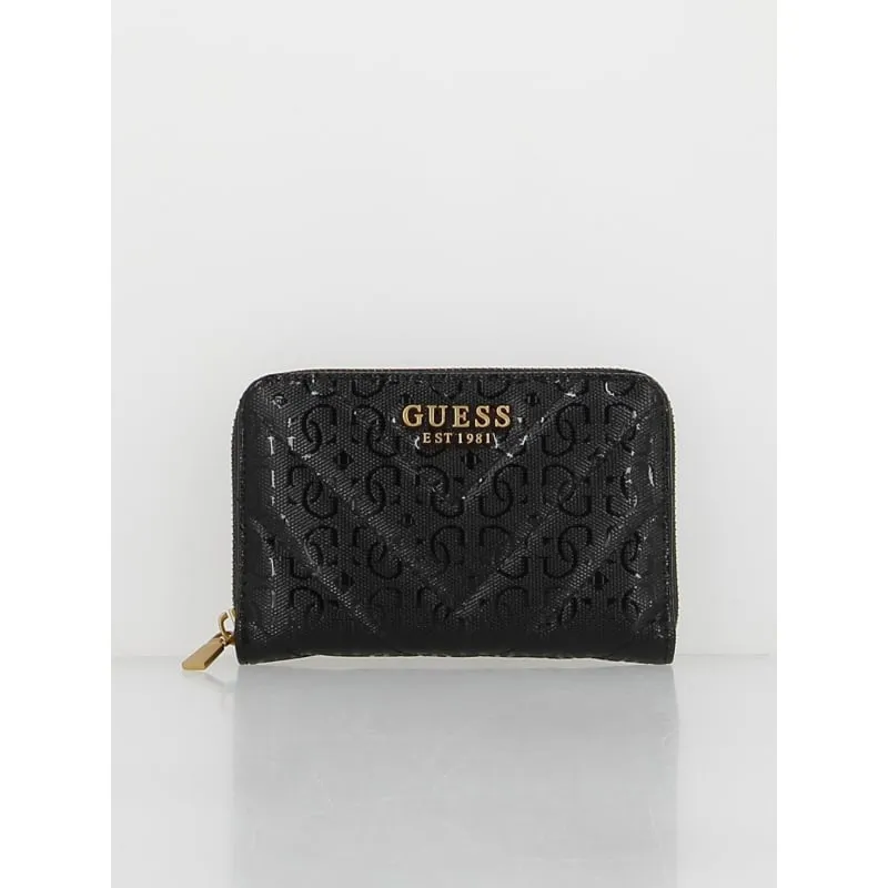 Portefeuille mini laryn marron femme - Guess | wimod