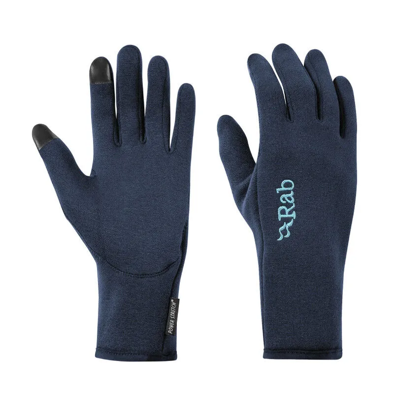 Rab Women's Power Stretch Contact Glove - Gants randonnée femme | Hardloop