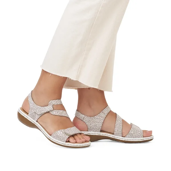 Rieker nu pieds et sandales 659c7 81 blanc