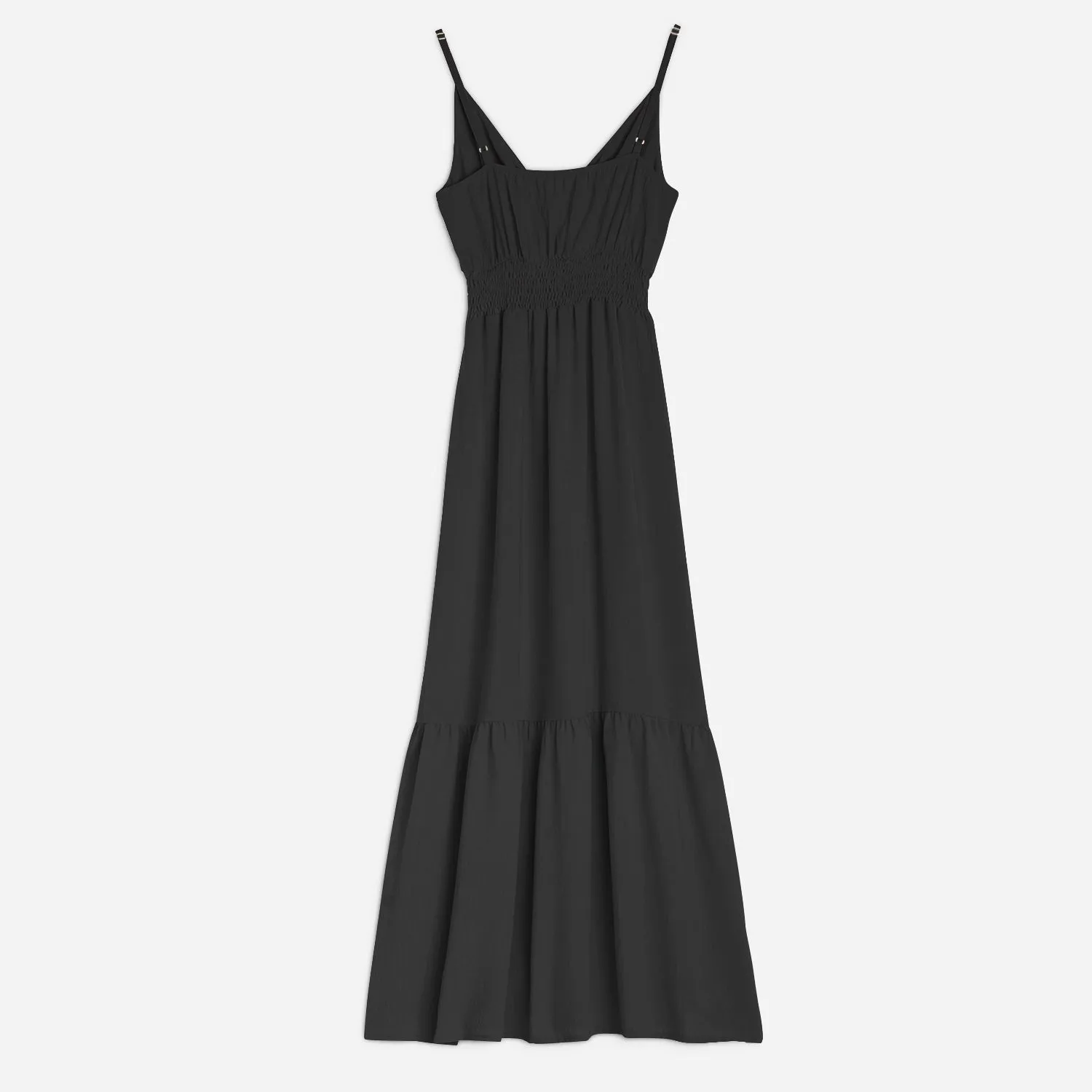 Robe longue TEXTO noire avec nœud  - Eram Accessoires | ERAM