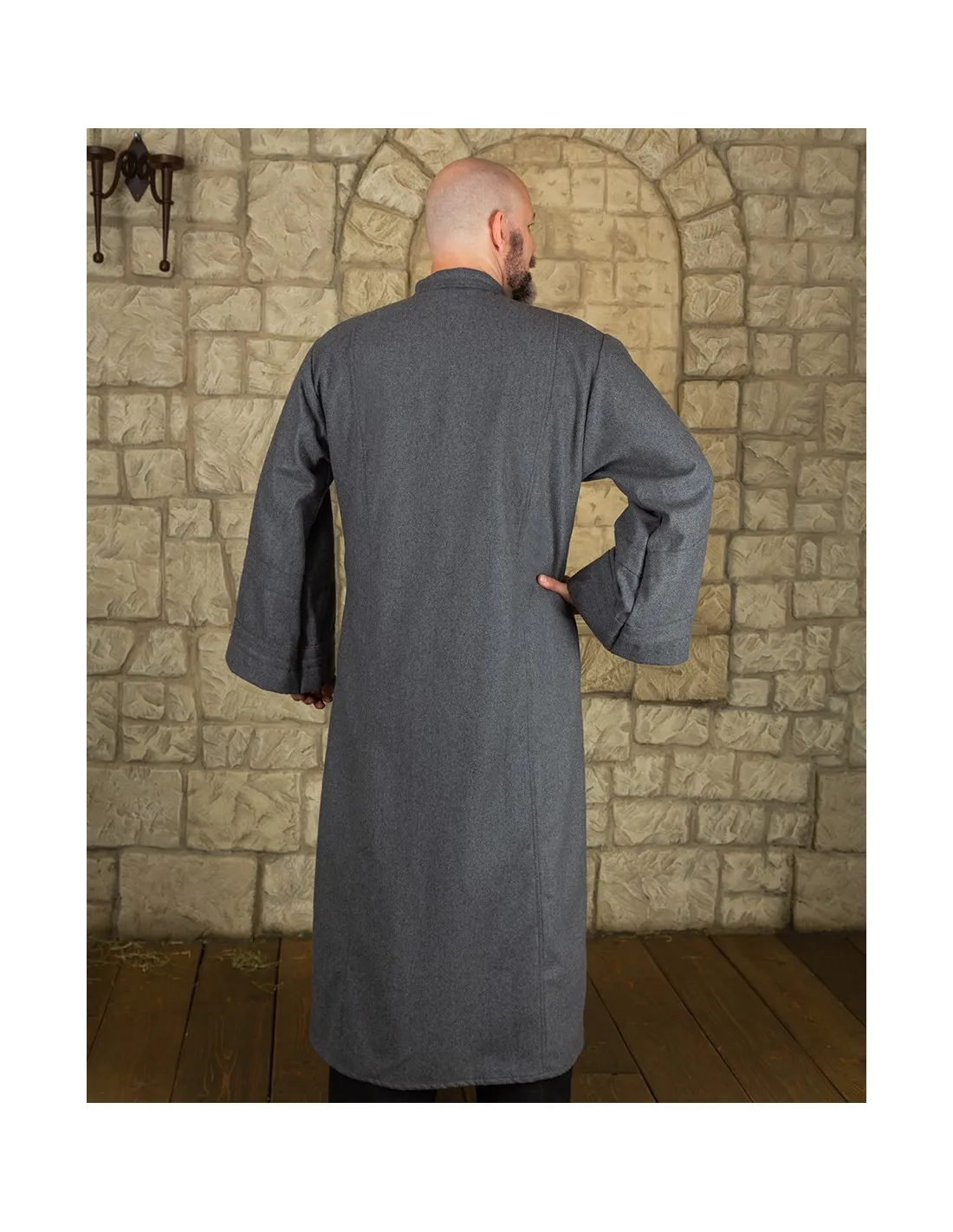 Robe Obéron pour sorciers et clercs - gris ⚔️ Boutique Épées