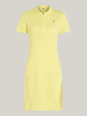 Robe-polo moulante 1985 Collection | Jaune | Tommy Hilfiger