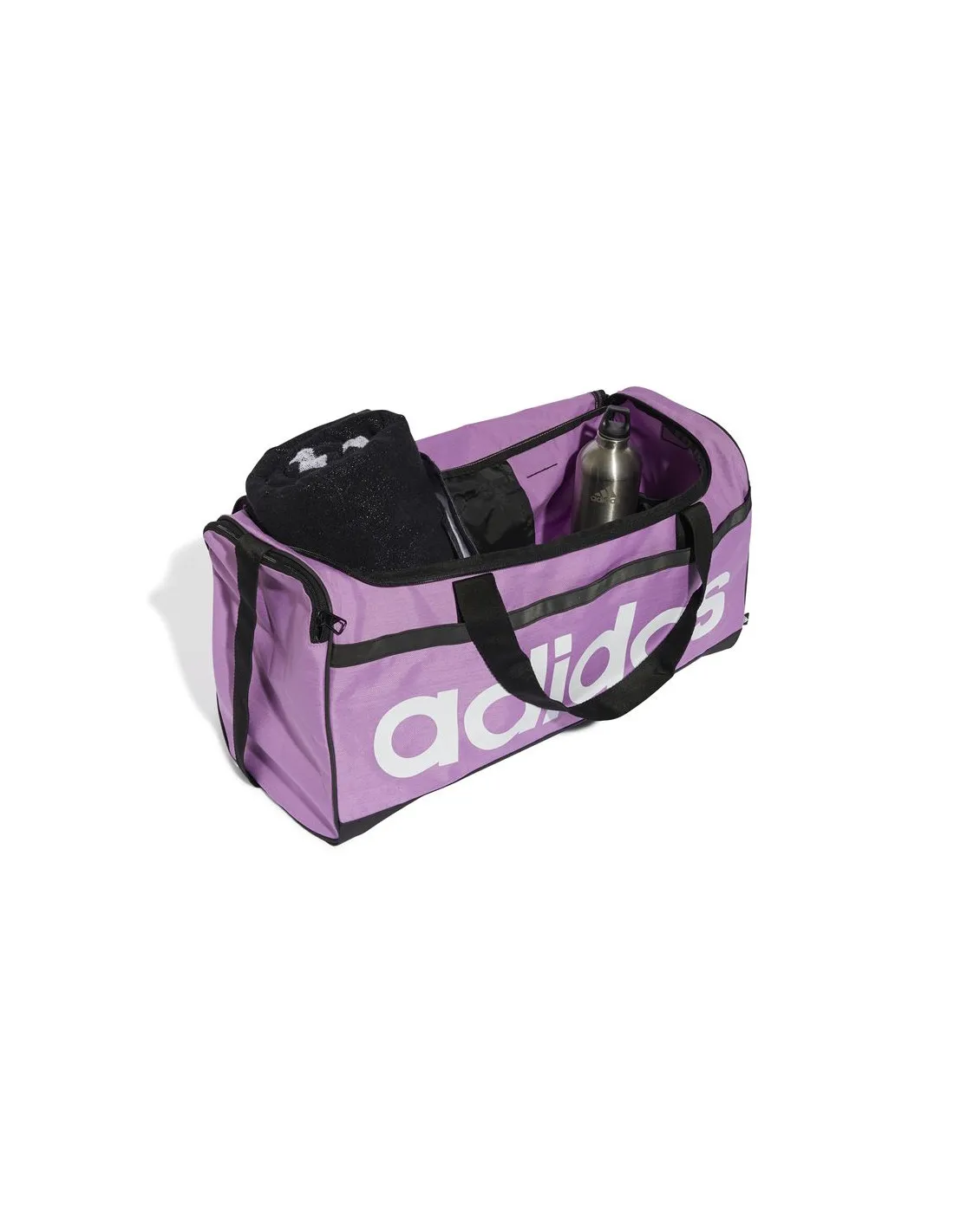 Sac adidas Essentials Linear Duffel Bag Medium Purple