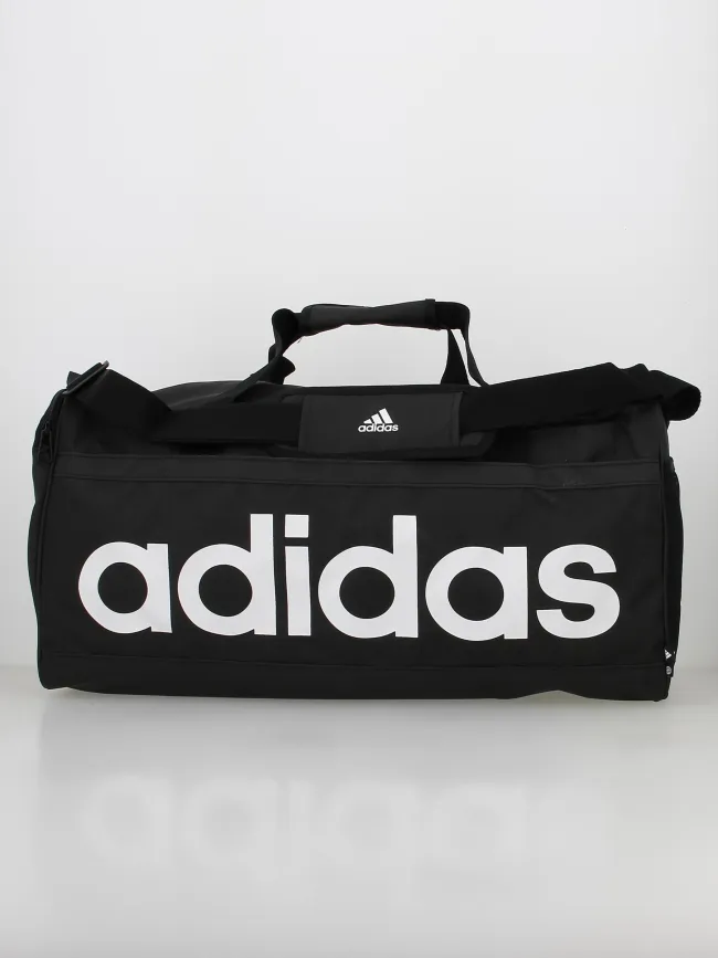 Sac de sport linear duffel M noir - Adidas | wimod