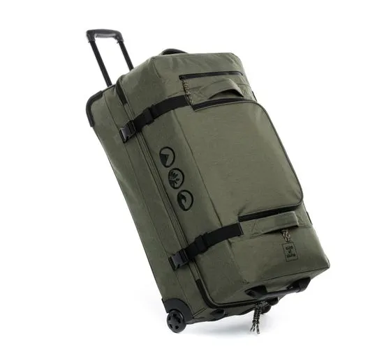 Sac de voyage avec 2 rouleaux KANE Duffel-Trolley valise trolley bleu