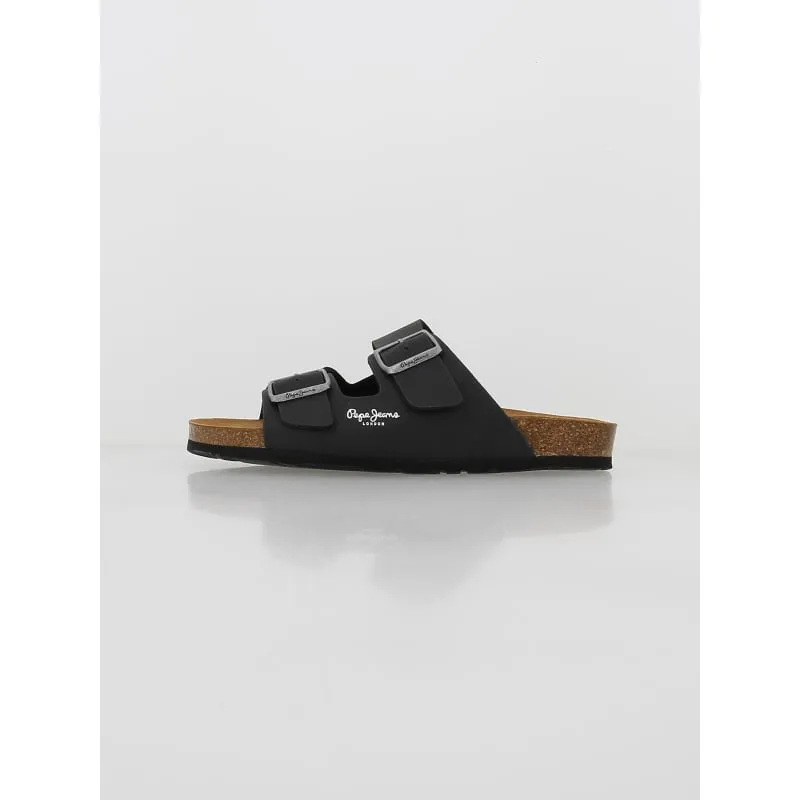 Sandales bio single chicago kaki homme - Pepe Jeans | wimod