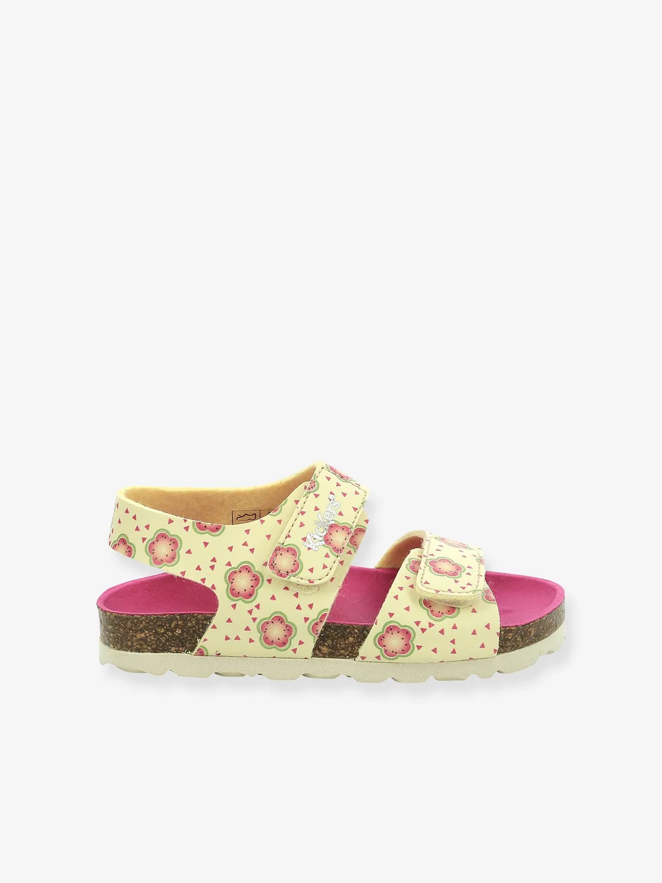 Sandales fille Summerkro Summerkick KICKERS® jaune flower - Kickers