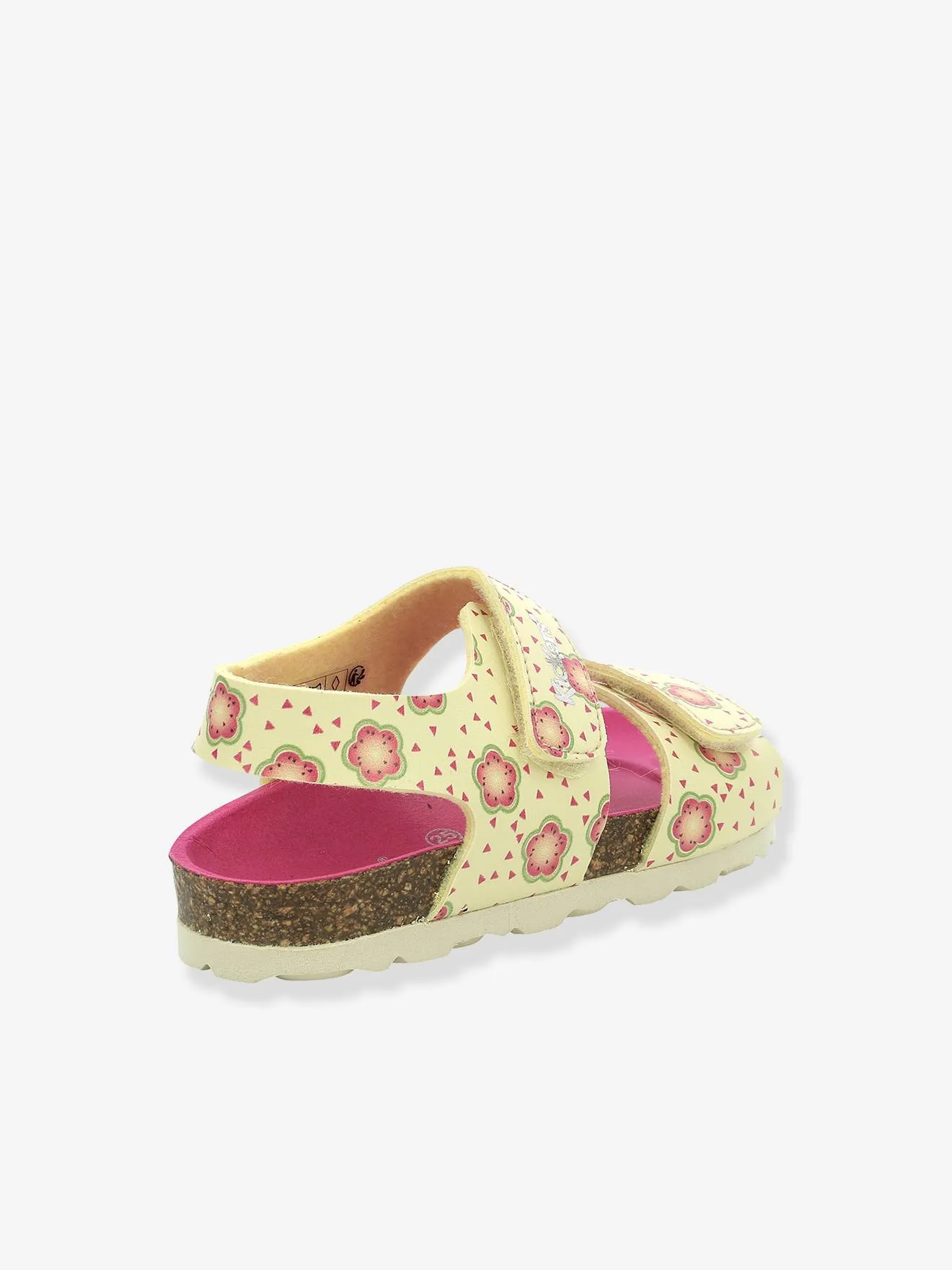 Sandales fille Summerkro Summerkick KICKERS® jaune flower - Kickers