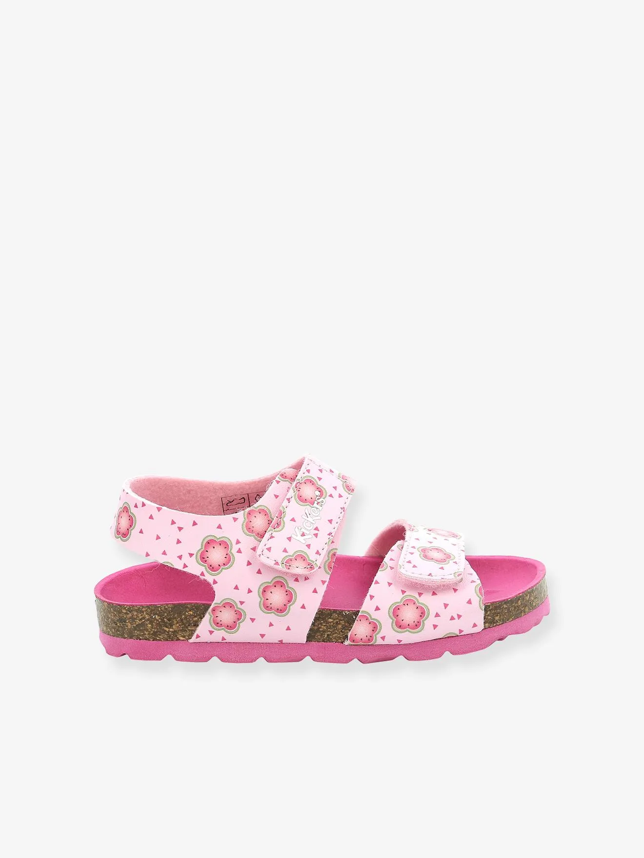 Sandales fille Summerkro Summerkick KICKERS® jaune flower - Kickers