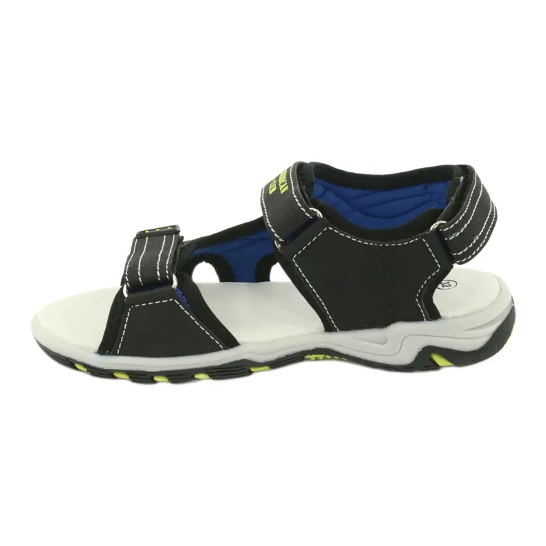 Sandales garçon American Club RL30 / 20 le noir