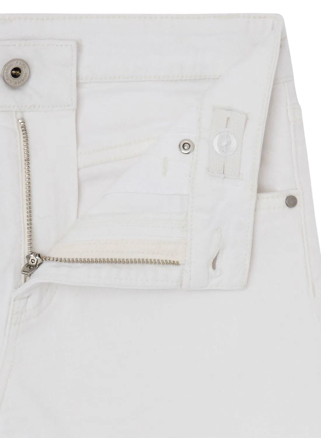 Short Pepe Jeans A-Line Relaxed Blanc pour fille