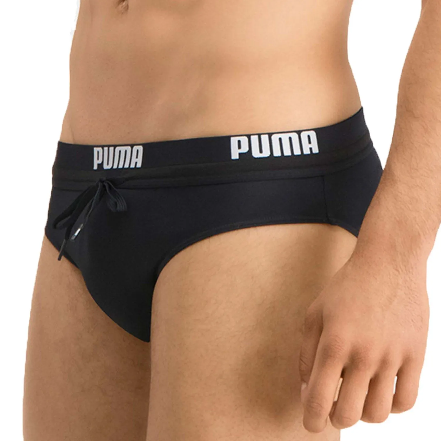 Slip de bain PUMA Swim Logo - noir - Puma : vente slip de bain homm...