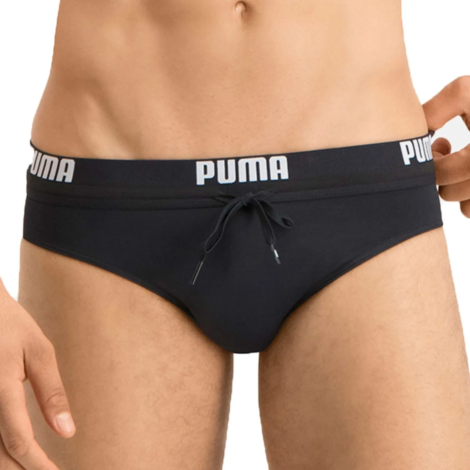 Slip de bain PUMA Swim Logo - noir - Puma : vente slip de bain homm...