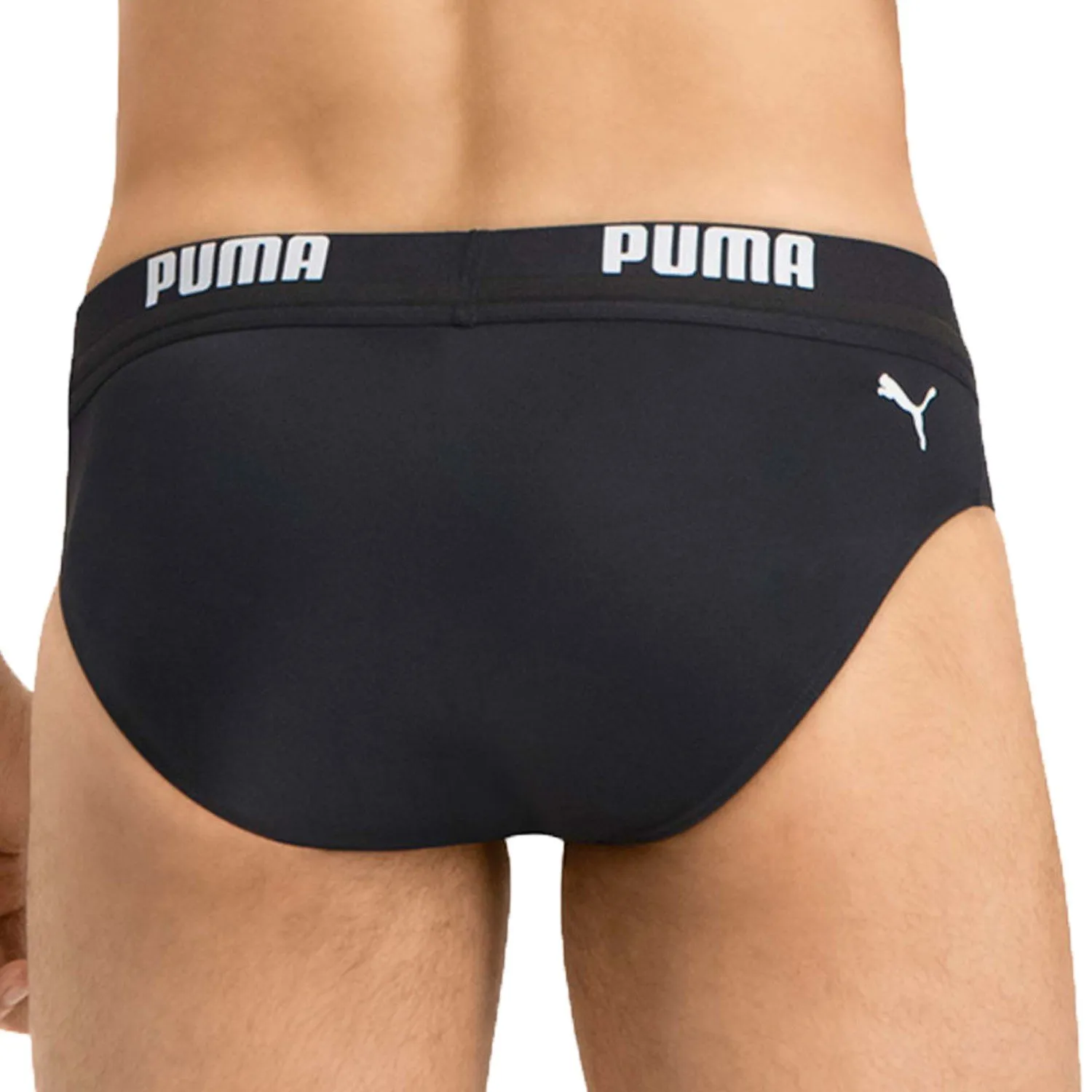 Slip de bain PUMA Swim Logo - noir - Puma : vente slip de bain homm...